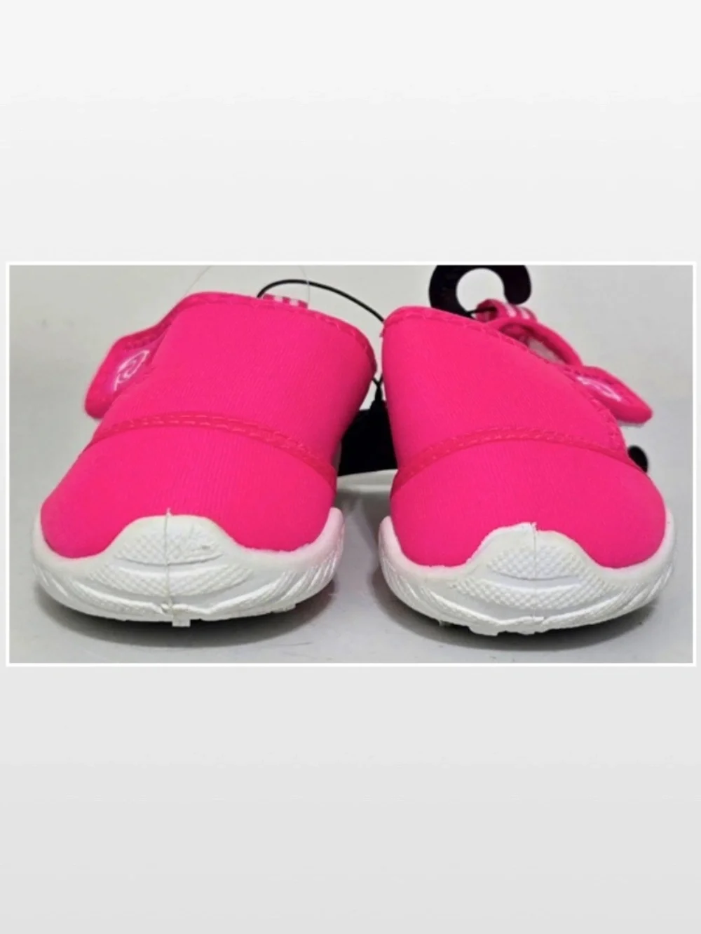 New Wave Zone Water Shoes Girls Size 6 Toddlers Pink White Mesh Kids NWT